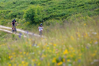 Monterosa con bambini, Alpe di Mera in bicicletta