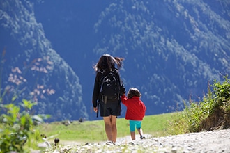 Monterosa con bambini, passeggiate family