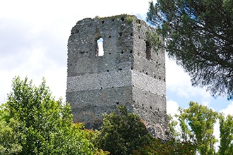 Appia Antica in bici con i bambini, i resti dell'antica Roma