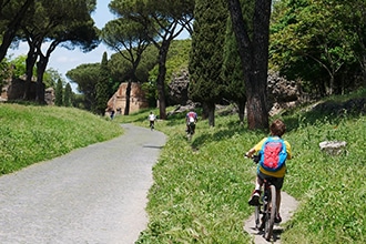 Appia Antica in bici con i bambini, itinerario