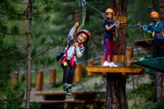 Mottolino parco avventura Larix Park