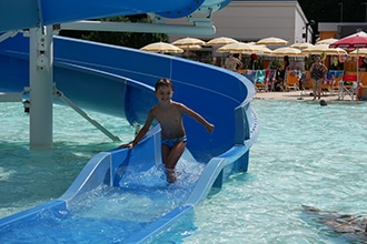 Estate al Luneur Park Splash Zone, scivoli