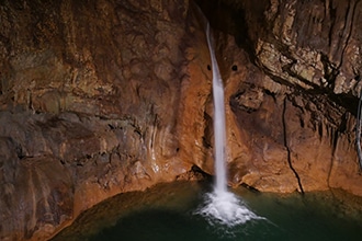 Grotte di Pastena con i bambini, la cascata