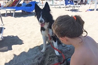 La spiaggia dog-friendly di Pippo ad Albenga in Liguria