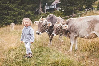 Valsugana in estate con i bambini, gli alpeggi