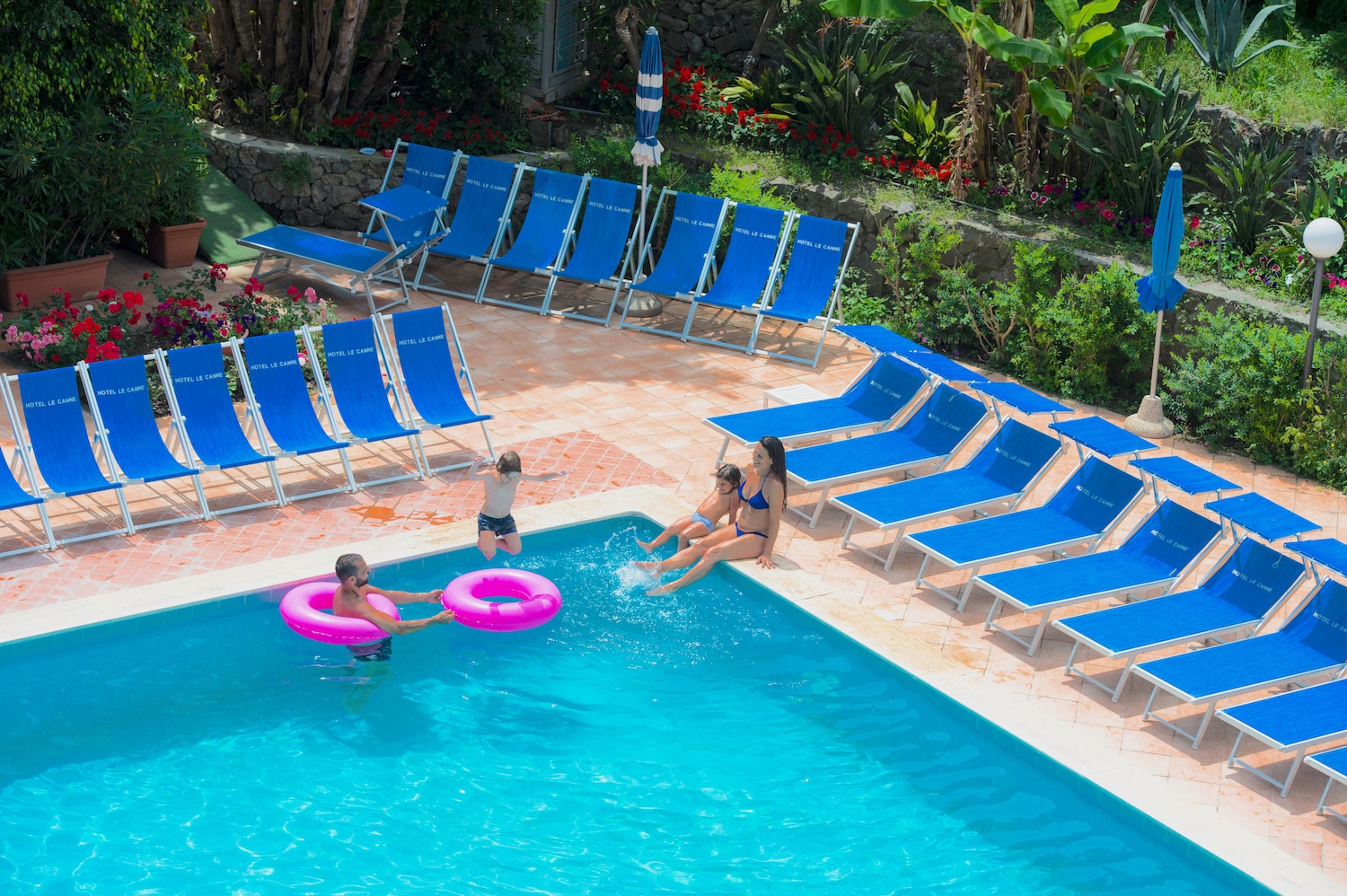 Family Hotel Le Canne Ischia, piscina