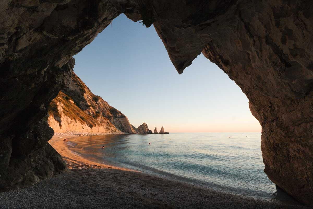 Le spiagge del Conero con bambini