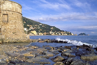 Alassio, vista Gallinara