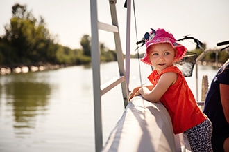 Bibione in bici con i bambini, esperienza Bike&Boat