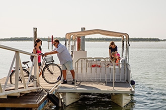 Bibione in bici con i bambini, esperienza Bike&Boat