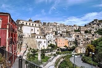 Ragusa con i bambini, scorcio