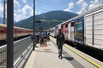 Ciclabile Lienz, trenino