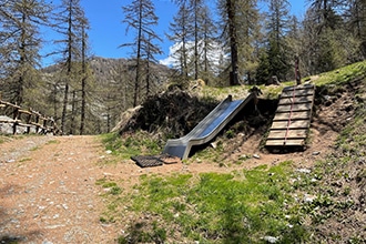 Valle d'Aosta in estate con bambini, percorso gioco Chamois