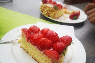 Renon, torta di fragole