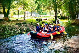 Cassino, Bosco delle favole, rafting