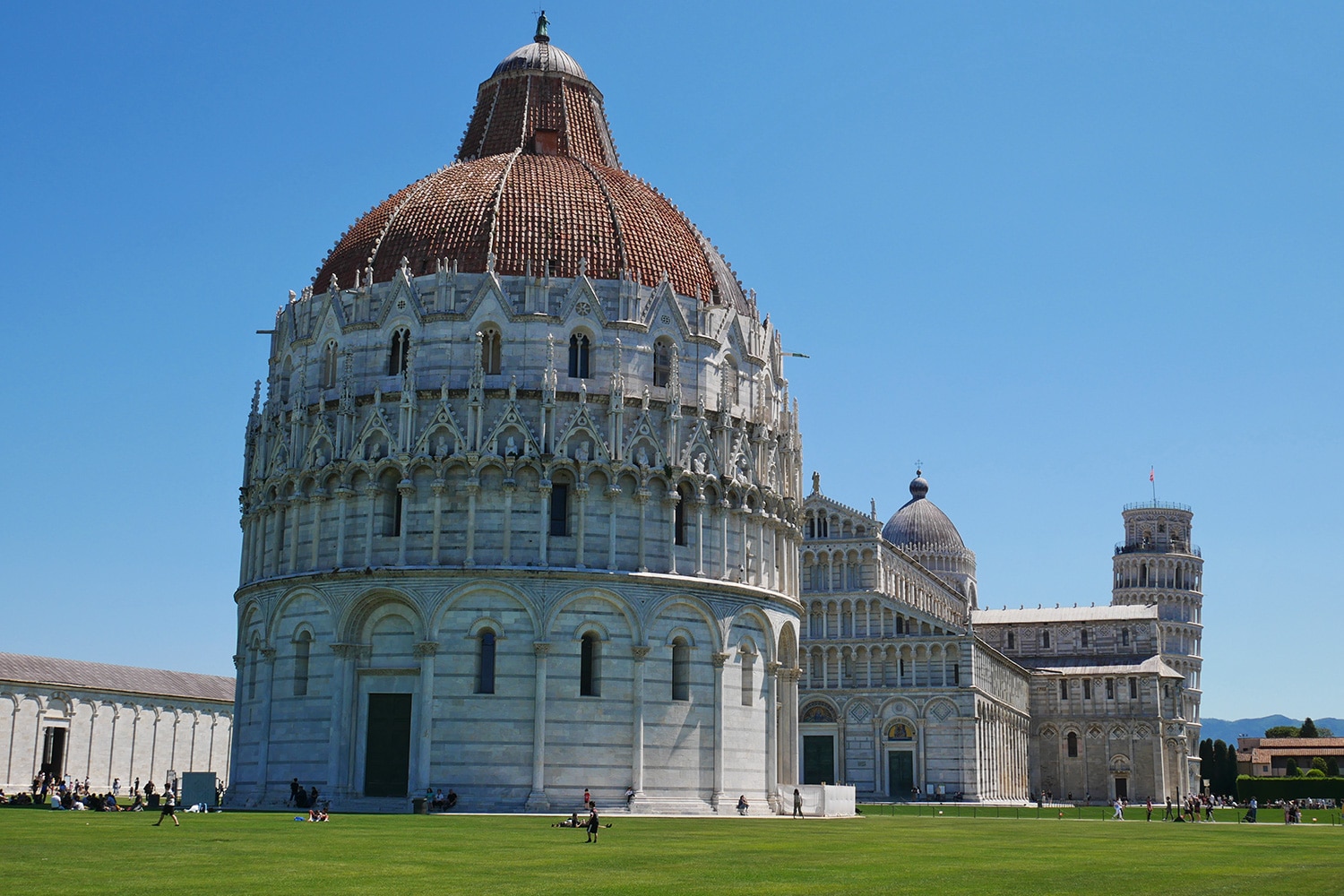 Pisa con bambini, Piazza dei Miracoli