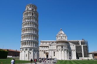 Pisa con bambini, Piazza dei Miracoli