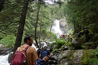 Val di Rabbi, Cascate di Saent