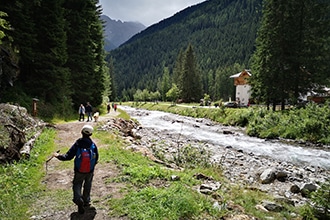 Val di Rabbi, Cascate di Saent