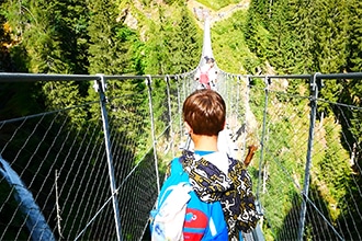 Val di Rabbi, Ponte tibetano