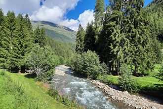 Val di Rabbi, Sentiero dell'acqua