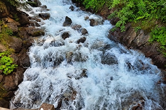 Val di Rabbi, Sentiero dell'acqua