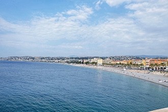 Nizza in bici in famiglia, il lungomare