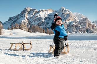 Alta Badia inverno, Parchi Moviment, slittino