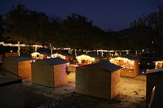 Lago Incantato di Babbo Natale a Castel S. Vincenzo, mercatino