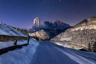 Pista da slittino notturna Val Gardena ph. MiKas/Vision