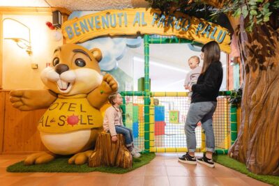 Family Hotel Val di Sole vicino Marilleva per bambini, parco Palù