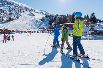 Monte Bondone inverno, corso sci bambini e ragazzi