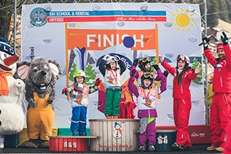 Cavallino Bianco Ortisei, scuola sci bimbi