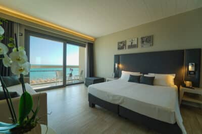 Family hotel Nautilus a Pesaro sul mare, camera vista mare