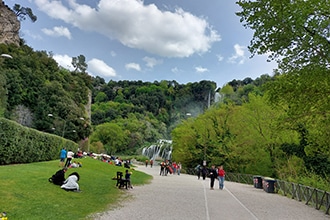 La Cascata delle Marmore con i bambini, Belvedere inferiore