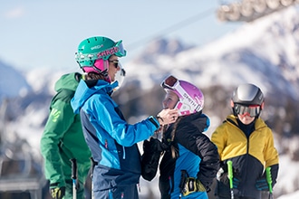 Sciare ad Alleghe con i bambini