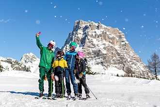 Selfie con il monte Pelmo