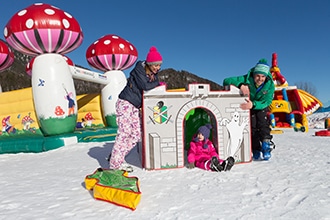Parchi giochi sulla neve in Friuli Venezia Giulia