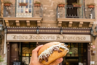 Palermo con i bambini: l'Antica Focacceria San Francesco