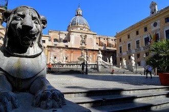 Palermo con i bambini: Piazza Pretoria