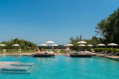 Hotel Capo Nord per bambini sull'Isola di Albarella, piscina