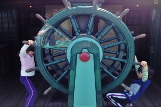 Museo navale con i bambini, Amsterdam