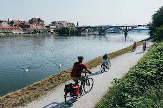 La ciclabile della Drava in Slovenia