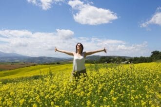 Val d'Orcia con bambini