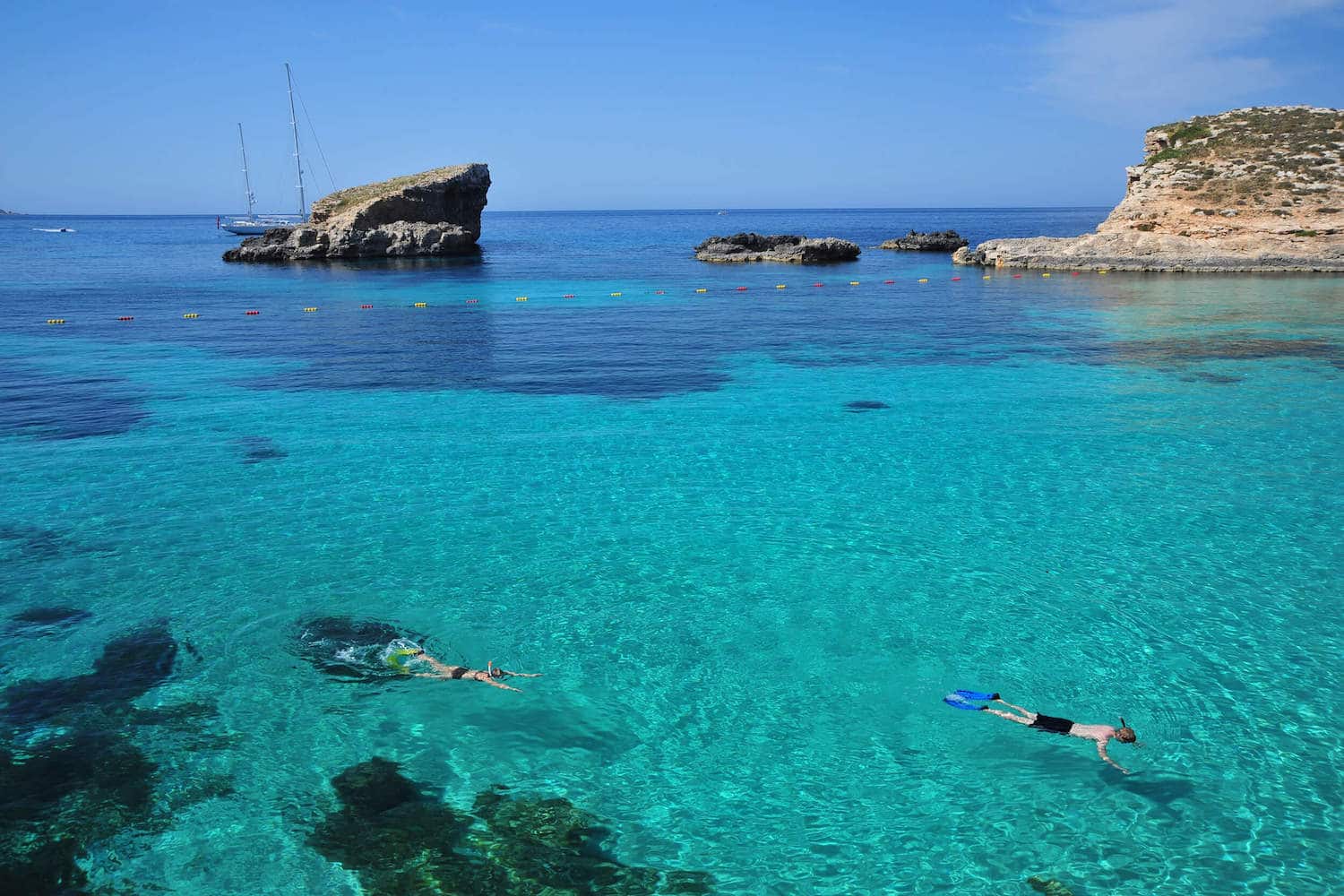 Gozo con i bambini: blue lagoon di Comino