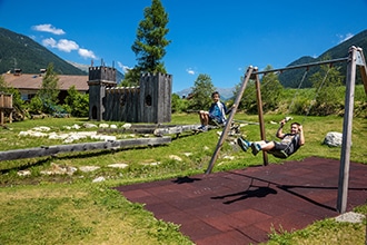 Alpine Nature Hotel Stoll in Val Casies, castello