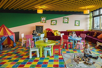 Vacanza all'Hotel Miravalle di San Lorenzo Dorsino, sala giochi bimbi