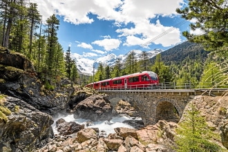 Foto Trenino rosso Bernina