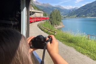 Lago di Poschiavo Trenino Rosso