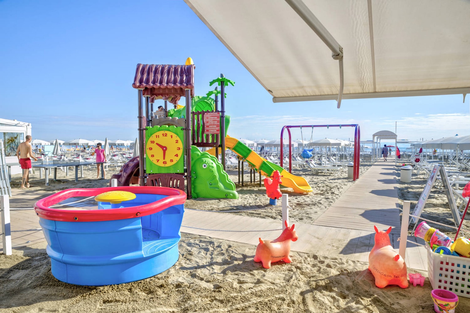 La spiaggia del cuore a Riccione